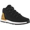 Image de Timberland - Bottines Timberland Sprint Trekker Mid En Cuir Noires Et à Lacets - Noir 44
