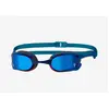 Image de Lunettes de natation Zoggs Raptor HCB bleu avec verres à effet miroir bleu