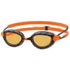 Image de Lunettes de natation Zoggs Predator Pol Ultra noir orange avec verres polarisés orange - M