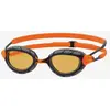 Image de Lunettes de natation Zoggs Predator Pol Ultra noir orange avec verres polarisés orange - S