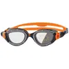 Image de Lunettes de natation Zoggs Predator Flex Reactor orange gris avec verres photochromiques - S