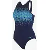 Image de Maillot de bain Zoggs Crossback Maya bleu marine bleu clair femme - 42