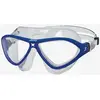 Image de Lunettes de natation Zoggs Horizon Flex Mask blanc bleu avec verres transparents