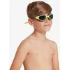 Image de Lunettes de natation Zoggs Predator noir jaune avec verres transparents gris junior