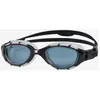 Image de Lunettes de natation Zoggs Predator Flex noir blanc avec verres transparents noir