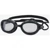Image de Lunettes de natation Zoggs Predator noires avec verres transparents