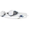 Image de Lunettes de natation TYR Stealth X Performance blanches avec verres miroir.