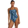 Image de Maillot de bain TYR Durafast Elite Cutoutfit une pièce bleu clair femme - 38