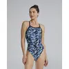 Image de Maillot de bain TYR Durafast Elite Diamondfit bleu nuit noir femme - 26