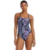 Image de Maillot de bain TYR Durafast Elite Cutoutfit une pièce bleu noir lilas femme - 30