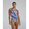 Image de Maillot de bain TYR Durafast Elite Trinityfit Riptidal bleu rose femme - 26