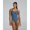 Image de Maillot de bain TYR Durafast Elite Trinityfit Dragonflyte bleu noir femme - 36