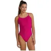 Image de Maillot de bain 1 pièce femme TYR Cutout Lapped - magenta