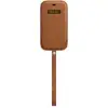 Image de Housse En Cuir Apple Avec Magsafe Pour Iphone 12 12 Pro Marron Havane