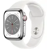 Image de Apple Watch Series 8 Oled 41 Mm Numérique 352 X 430 Pixels Écran Tactile 4g Argent Wifi Gps (satellite)