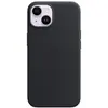Image de Apple Coque en cuir avec MagSafe pour iPhone 14 - Minuit