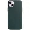 Image de Apple Coque en cuir avec MagSafe pour iPhone 14 Plus - Vert forêt