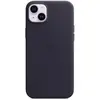 Image de Apple Coque en cuir avec MagSafe pour iPhone 14 Plus - Encre violette