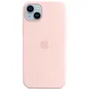 Image de Apple Coque en silicone avec MagSafe pour iPhone 14 Plus - Rose craie