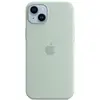 Image de Apple Coque en silicone avec MagSafe pour iPhone 14 Plus - Bleu cactus