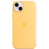 Image de Apple Coque en silicone avec MagSafe pour iPhone 14 Plus - Soleil pâle