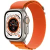Image de Apple Watch Ultra - Boîtier 49 mm Titane avec Bracelet Nylon Orange de taille M en occasion ou reconditionné