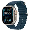Image de Apple Watch Ultra 2 GPS + Cellular - Boîtier Titane 49 mm - Bracelet Bleu Océan en occasion ou reconditionné