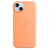 Image de Coque En Silicone Avec Magsafe Pour Iphone 15 Plus Sorbet À L Orange