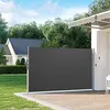 Image de Store latéral rétractable SONGMICS - Gris Anthracite - 200 x 400 cm - Pare-soleil et brise-vue