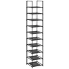 Image de Étagère Chaussure - SONGMICS - 10 Niveaux - Cadre en Métal - Tissu Non-tissé - Noir