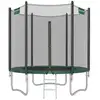 Image de Trampoline extérieur, diamètre 183 cm, tüv rheinland gs certifica, équipement jardin,noir et vert