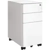 Image de Caisson de Bureau - VASAGLE - Placard de Rangement Mobile - Blanc - 30 x 46 x 592 cm