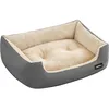 Image de FEANDREA Lit pour Chien Coussin réversible 65 x 55 x 20 cm Gris Foncé PGW003G01