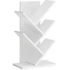 Image de Bibliothèque sur Pied à 5 Niveaux - VASAGLE - Blanc Nuage - Gain de Place - Étagères