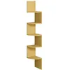 Image de Étagère dangle murale - VASAGLE - Couleur chêne naturel - Contemporain - Design