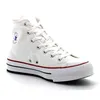Image de Baskets Blanches à Plateforme Femme Converse All Star High