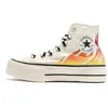 Image de Converse Chuck Taylor All Star Platform Flame Chaussures pour Femme Blanc A07892C