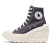 Image de Baskets Mauve Femme Converse Chuck 70 De Luxe Wedge