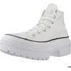 Image de Chaussure Converse Modèle Chuck Taylor All Star Lugge - Coleur Blanc