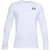Image de T-shirt à logo sur le poitrine gauche Under Armour Sportstyle Blanc 1329585-100