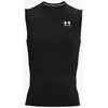 Image de T-shirt Under Armour HeatGear Compression sans manches noir blanc - XL