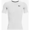 Image de T-shirt Under Armour HeatGear Compression manche courte blanc noir - XXL