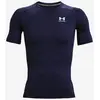 Image de T-shirt Under Armour HeatGear Compression manche courte bleu foncé blanc - XXL