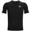 Image de T-shirt Under Armour HeatGear Compression manche courte noir blanc - XL