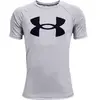 Image de Maillot garçon Under Armour à manches courtes Tech Big Logo Gris 14/16 ans 1363283-011