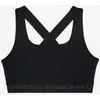 Image de Brassière Under Armour Crossback Mid noir - M