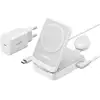 Image de Chargeur Sans Fil Anker Maggo 15w Station 3-en-1 Blanc