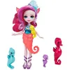 Image de Poupée Enchantimals hippocampe - ENCHANTIMALS - Coffret famille hippocampe - Sedda Hippocampe - 1 poupée 15 cm
