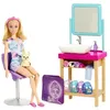 Image de Barbie - Coffret masque de beaute - MATTEL - Blonde - 13 pièces - Pour enfant