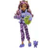 Image de Poupée articulée Monster High - MONSTER HIGH - Clawdeen Wolf - Coffret Soirée Pyjama - 1 poupée + 7 pièces